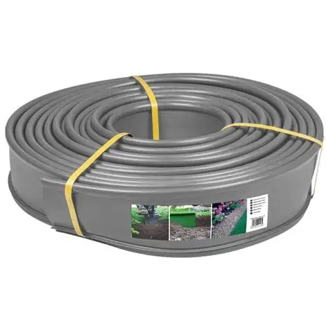 GT GARDEN Bordure De Jardin Grise - 12,5 Cm X 18 Mètres 1 GT GARDEN Bordure De Jardin Grise - 12,5 Cm X 18 Mètres