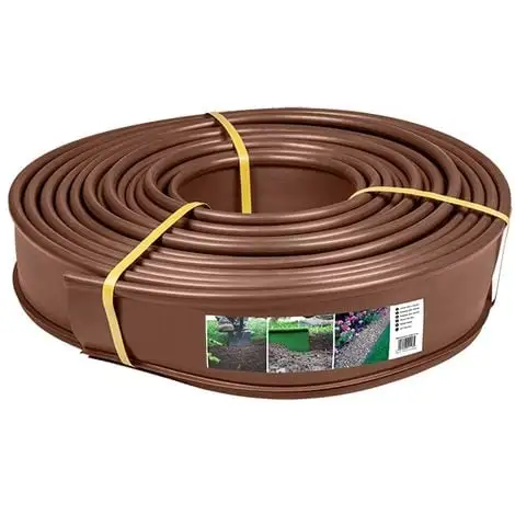 GT GARDEN Bordure De Jardin Marron - 12,5 Cm X 18 Mètres 1 GT GARDEN Bordure De Jardin Marron - 12,5 Cm X 18 Mètres