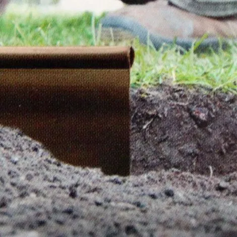 GT GARDEN Bordure De Jardin Marron - 12,5 Cm X 18 Mètres 2 GT GARDEN Bordure De Jardin Marron - 12,5 Cm X 18 Mètres – Image 2
