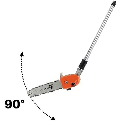 GT GARDEN Élément élagueuse Pour Multifonction 4 En 1 Et Outil Sur Perche, Tête Orientable 1 GT GARDEN Élément élagueuse Pour Multifonction 4 En 1 Et Outil Sur Perche, Tête Orientable