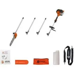 GT GARDEN Élagueuse Thermique Sur Perche Avec Tête Orientable, 52 Cm3, 3 CV, Longueur 4.15 Mètres 9 GT GARDEN Élagueuse Thermique Sur Perche Avec Tête Orientable, 52 Cm3, 3 CV, Longueur 4.15 Mètres -GT GARDEN Soldes 2022 15128010 5
