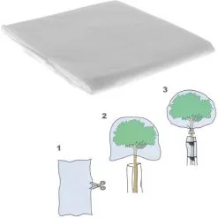 GT GARDEN Voile D'hivernage 1,60 X 5 Mètres