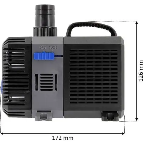 GT GARDEN Pompe De Bassin 20 W - Débit Max 3600 Litres/heure 2 GT GARDEN Pompe De Bassin 20 W - Débit Max 3600 Litres/heure – Image 2