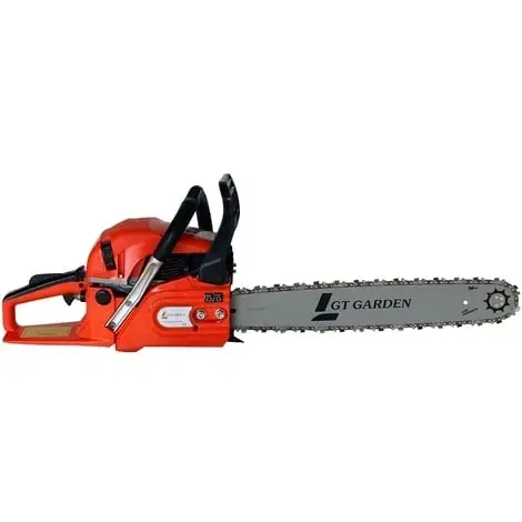 GT GARDEN Tronçonneuse Thermique 62 Cm3, 3.5 CV, Guide 50 Cm, 2 Chaînes 2 GT GARDEN Tronçonneuse Thermique 62 Cm3, 3.5 CV, Guide 50 Cm, 2 Chaînes – Image 2