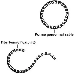 GT GARDEN Bordure De Jardin Flexible Noire - 5,5 Cm X 10 Mètres Avec 20 Piquets D'ancrage -GT GARDEN Soldes 2022 31770346 3