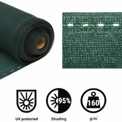 GT GARDEN Brise Vue Vert, 160 G/m² - 2 X 50 Mètres -GT GARDEN Soldes 2022 33236181 3