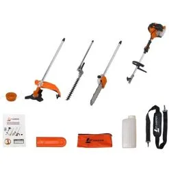 GT GARDEN Multifonction Thermique 4 En 1 : Tronçonneuse - Débroussailleuse - Taille-haies -GT GARDEN Soldes 2022 344539 5