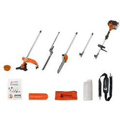 GT GARDEN Multifonction Thermique 4 En 1 : Tronçonneuse - Débroussailleuse - Taille-haies Et Rallonge -GT GARDEN Soldes 2022 344541 5