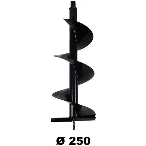 GT GARDEN Mèche Ø 250 Mm Pour Tarière Thermique 1 GT GARDEN Mèche Ø 250 Mm Pour Tarière Thermique