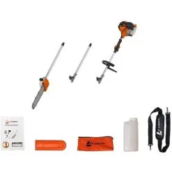 GT GARDEN Élagueuse Thermique Sur Perche, 52 Cm3, 3 CV, Longueur 3.15 Mètres -GT GARDEN Soldes 2022 344570 5