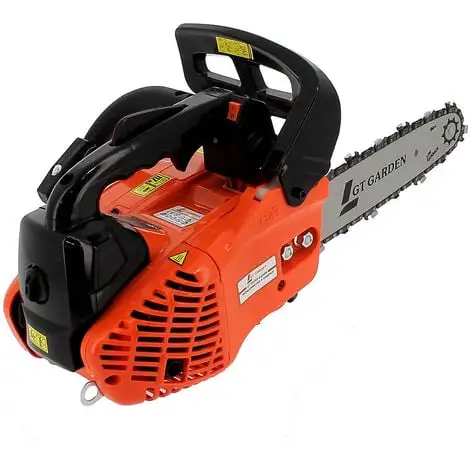 GT GARDEN Tronçonneuse élagueuse Thermique 25 Cm3, 1.2 CV, Guide 26 Cm, 2 Chaînes 2 GT GARDEN Tronçonneuse élagueuse Thermique 25 Cm3, 1.2 CV, Guide 26 Cm, 2 Chaînes – Image 2