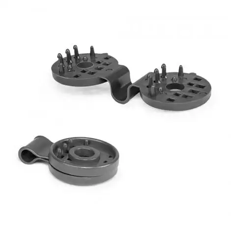 GT GARDEN Lot De 50 Clips De Fixation Gris Pour Brise Vue 2 GT GARDEN Lot De 50 Clips De Fixation Gris Pour Brise Vue – Image 2